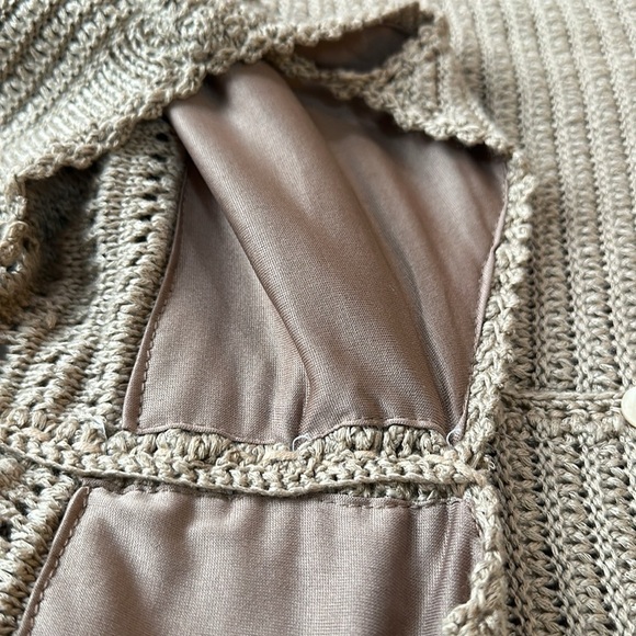 Boho Crochet Spaghetti Strap Mini Dress - Picture 4 of 10